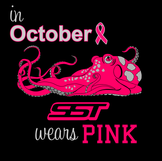 In October, SST Wears Pink tee (featured exception)